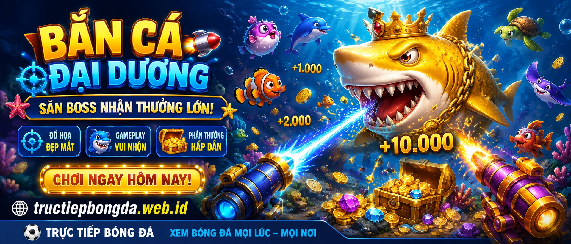 Game bắn cá online tại sảnh đổi thưởng