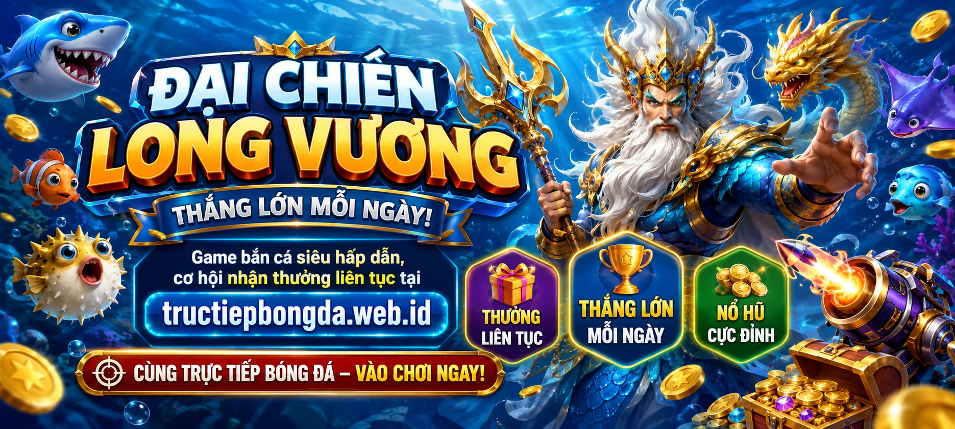 Bắn cá ăn xu với giao diện sảnh nhiều tầng thưởng